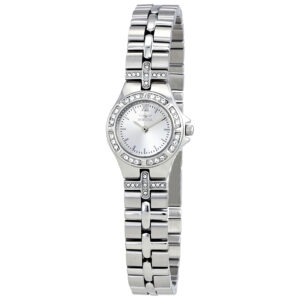 invicta wildflower silver dial stainless steel ladies watch 0132