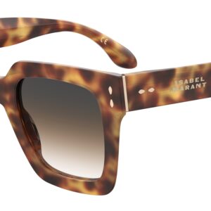 isabel marant grey brown shaded square ladies sunglasses im 0104/s 0c9b/pr 51