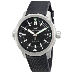 iwc aquatimer automatic black dial men's watch iw328802