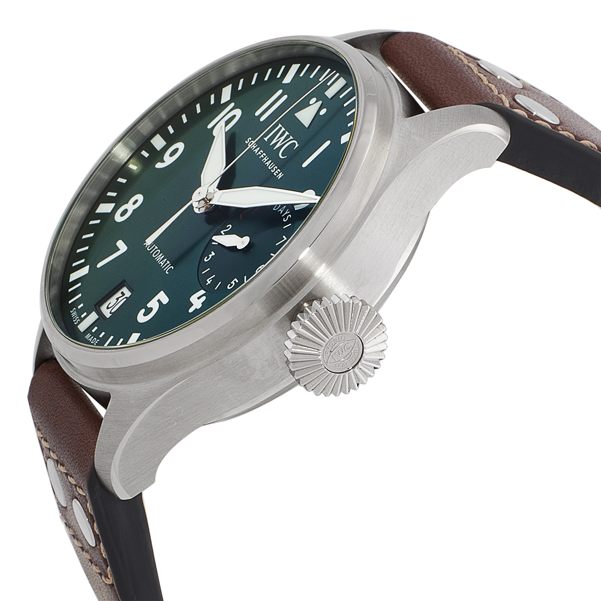 iwc big pilot automatic green dial men's watch iw501015 iwc big pilot automatic green dial men's watch iw501015