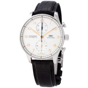 iwc chronograph automatic silver dial watch iw3716 04