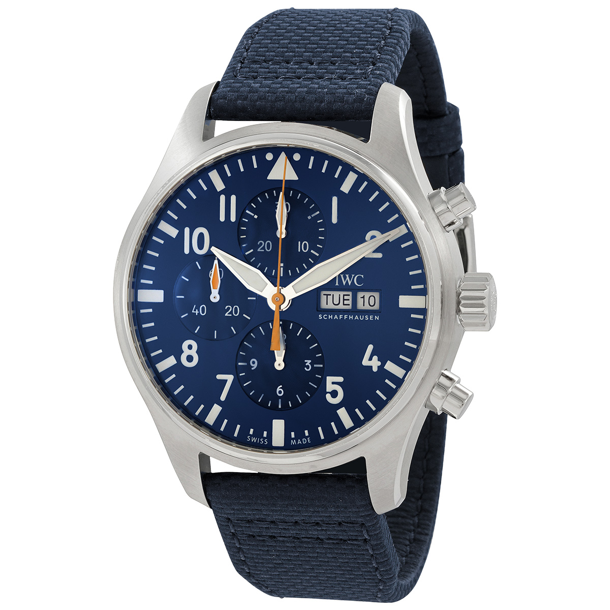 iwc pilot chronograph automatic blue dial men's watch iw377729 iwc pilot chronograph automatic blue dial men's watch iw377729