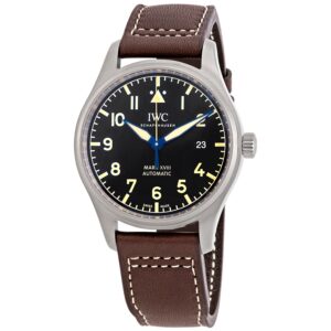iwc pilot mark xviii heritage titanium automatic men's watch iw327006