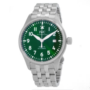 iwc pilot mark xx automatic green dial men's watch iw328206