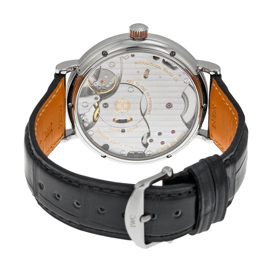 iwc portofino blue dial hand wound eight days men's watch iw510106 iwc portofino blue dial hand wound eight days men's watch iw510106