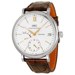 iwc portofino hand wound eight days silver dial men's watch iw510103