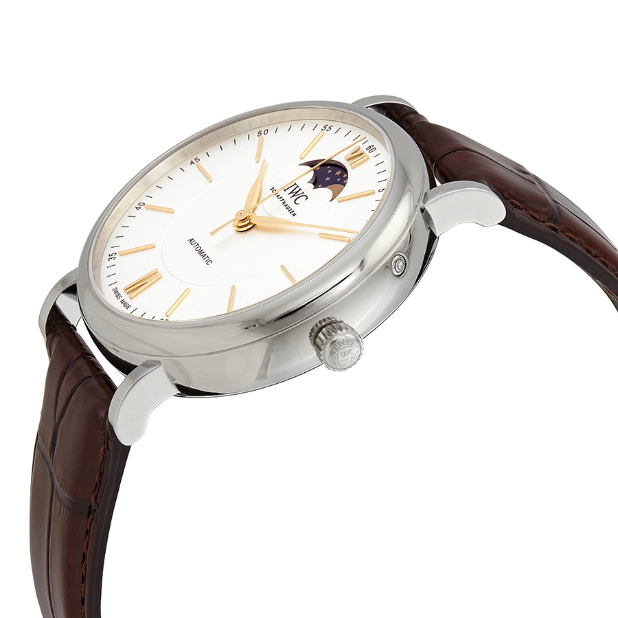 iwc portofino moon phase automatic silver dial men's watch iw459401 iwc portofino moon phase automatic silver dial men's watch iw459401