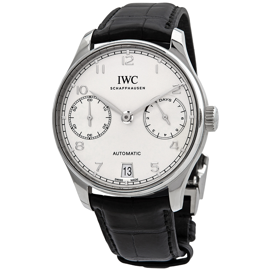 iwc portugieser automatic silver dial men's watch iw500712 iwc portugieser automatic silver dial men's watch iw500712