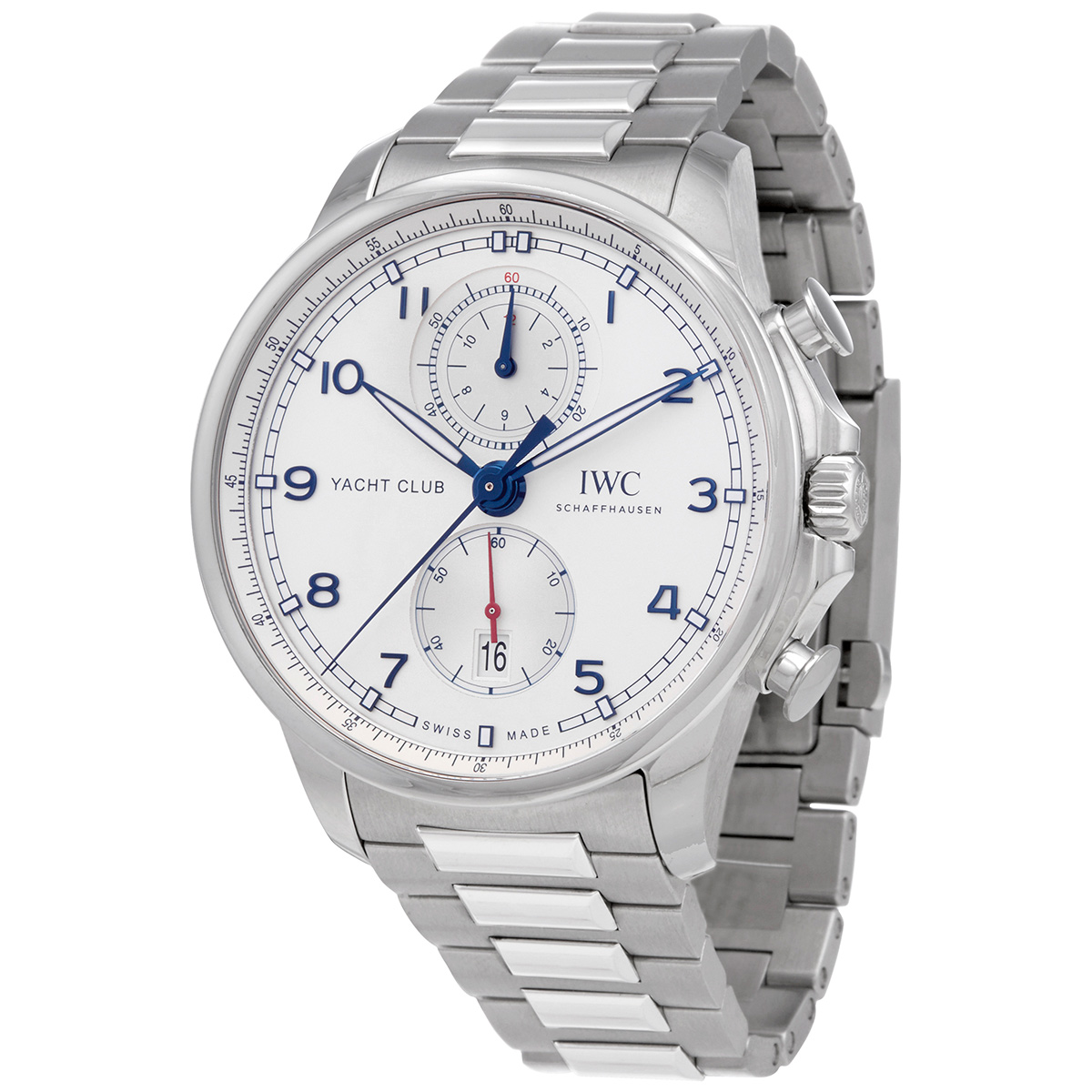 iwc portugieser yacht club chronograph automatic silver dial men's watch iw390702 iwc portugieser yacht club chronograph automatic silver dial men's watch iw390702