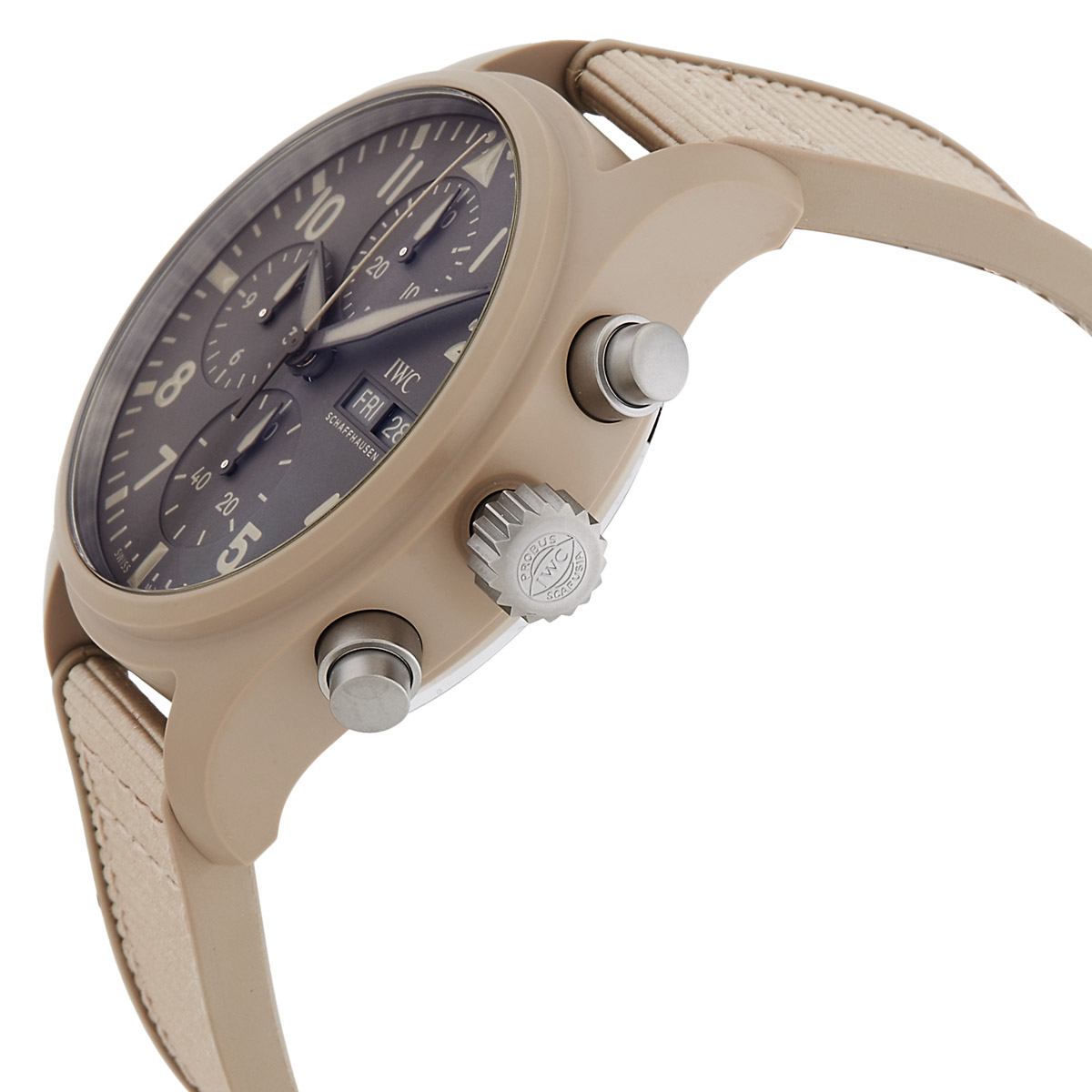 iwc top gun mojave desert chronograph automatic brown dial men's watch iw389402 iwc top gun mojave desert chronograph automatic brown dial men's watch iw389402