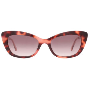 kate spade brown gradient cat eye ladies sunglasses merida/g/s 0086/ha 54