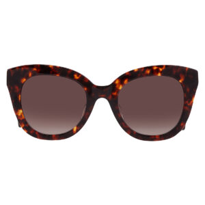 kate spade brown shaded cat eye ladies sunglasses belah/s 0086/ha 50