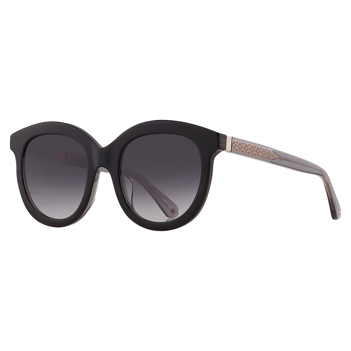 kate spade grey gradient round ladies sunglasses lillian/g/s 0807/9o 53 kate spade grey gradient round ladies sunglasses lillian/g/s 0807/9o 53