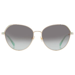 kate spade grey shaded green pilot ladies sunglasses octavia/g/s 0pef/ib 59