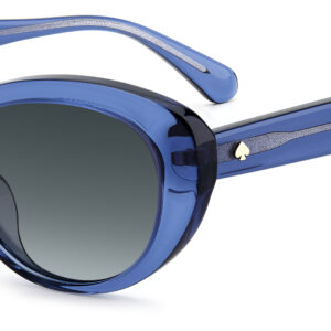 kate spade ladies blue cat eye sunglasses crystal s pjp