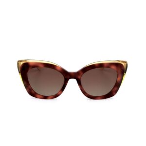 kate spade ladies brown round sunglasses marigold/s