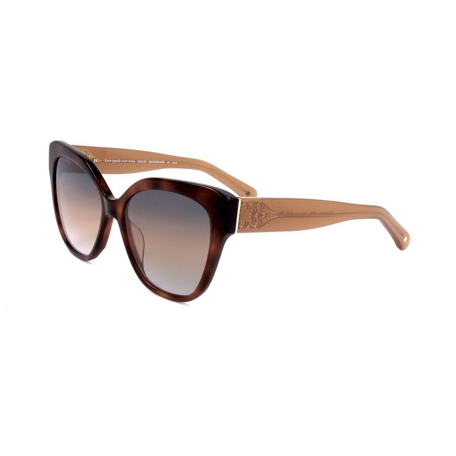 kate spade ladies brown square sunglasses savanna/g/s kate spade ladies brown square sunglasses savanna/g/s