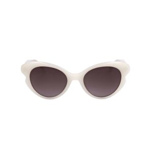 kate spade ladies white cat eye sunglasses elina/g/s