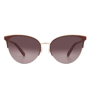 kate spade pink shaded oval ladies sunglasses izara/g/s 0c9a/3x 57