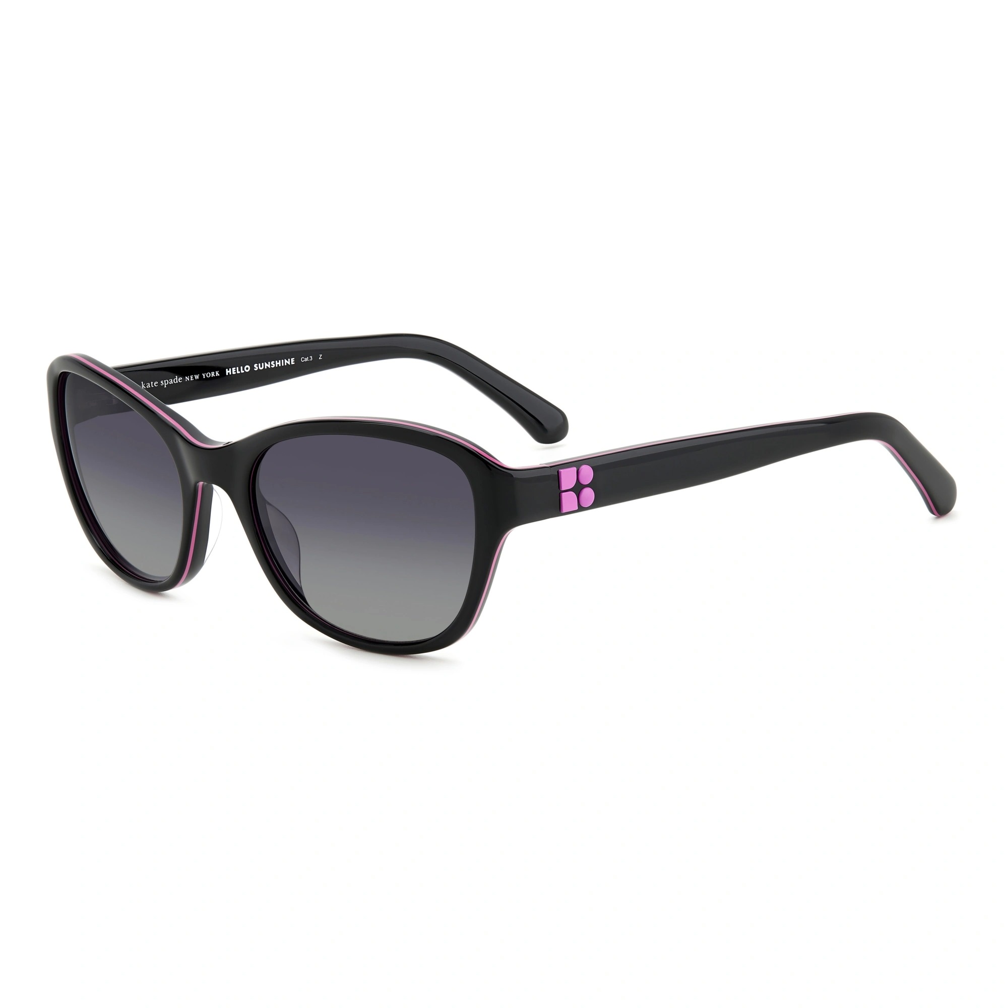 kate spade polarized grey cat eye ladies sunglasses golda/g/s 0807/wj 56 kate spade polarized grey cat eye ladies sunglasses golda/g/s 0807/wj 56