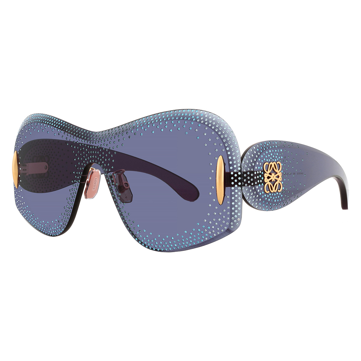 loewe anagram blue shield ladies sunglasses lw4167us 90v 144 loewe anagram blue shield ladies sunglasses lw4167us 90v 144