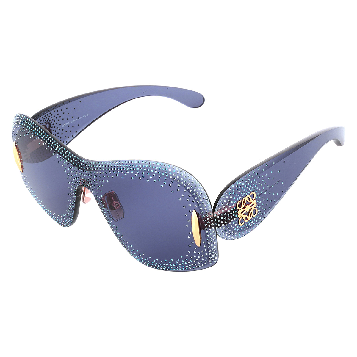 loewe anagram blue shield ladies sunglasses lw4167us 90v 144 loewe anagram blue shield ladies sunglasses lw4167us 90v 144