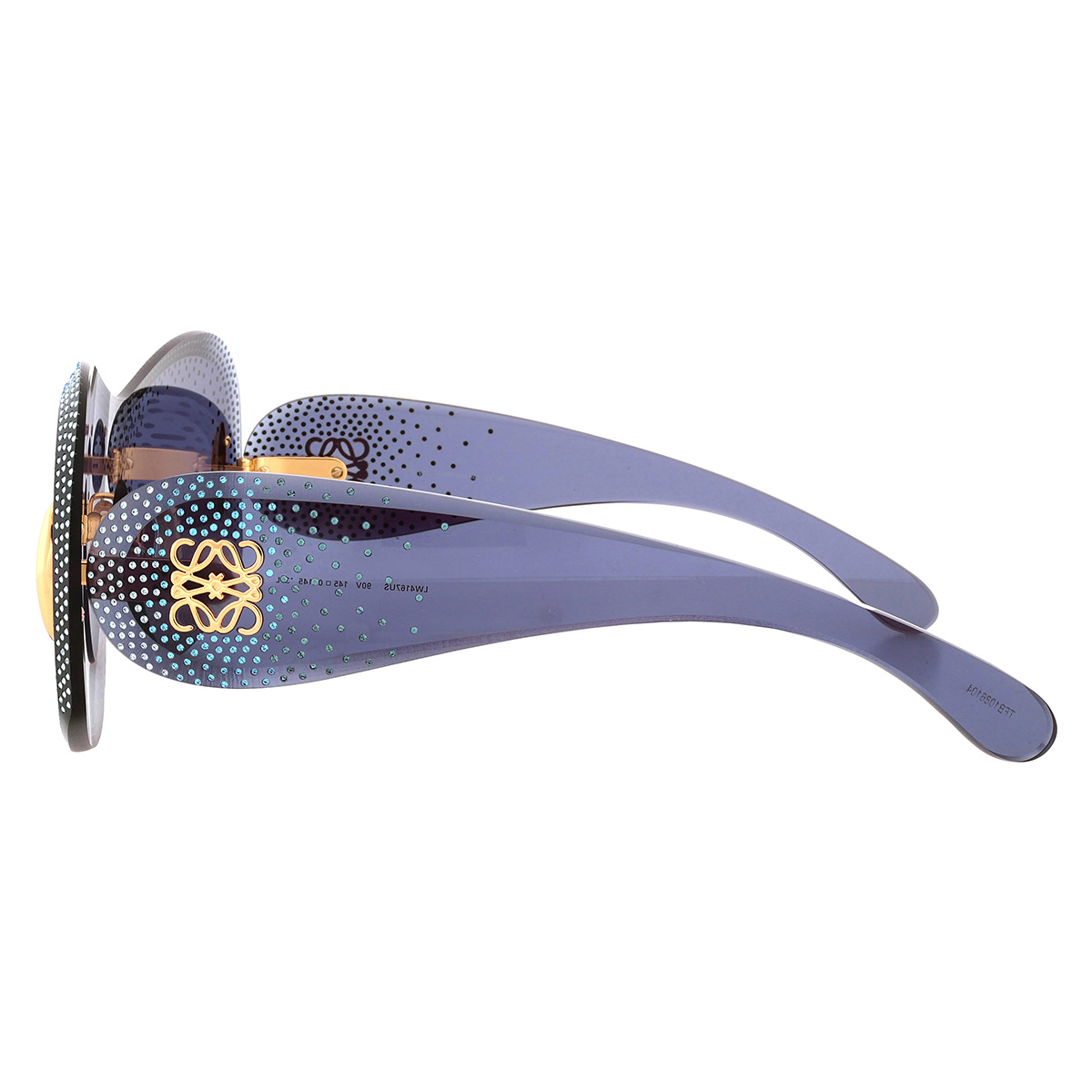 loewe anagram blue shield ladies sunglasses lw4167us 90v 144 loewe anagram blue shield ladies sunglasses lw4167us 90v 144