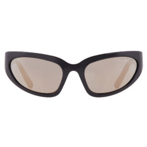 marc jacobs bronze mirror wrap ladies sunglasses marc 738/s 008a/jo 61