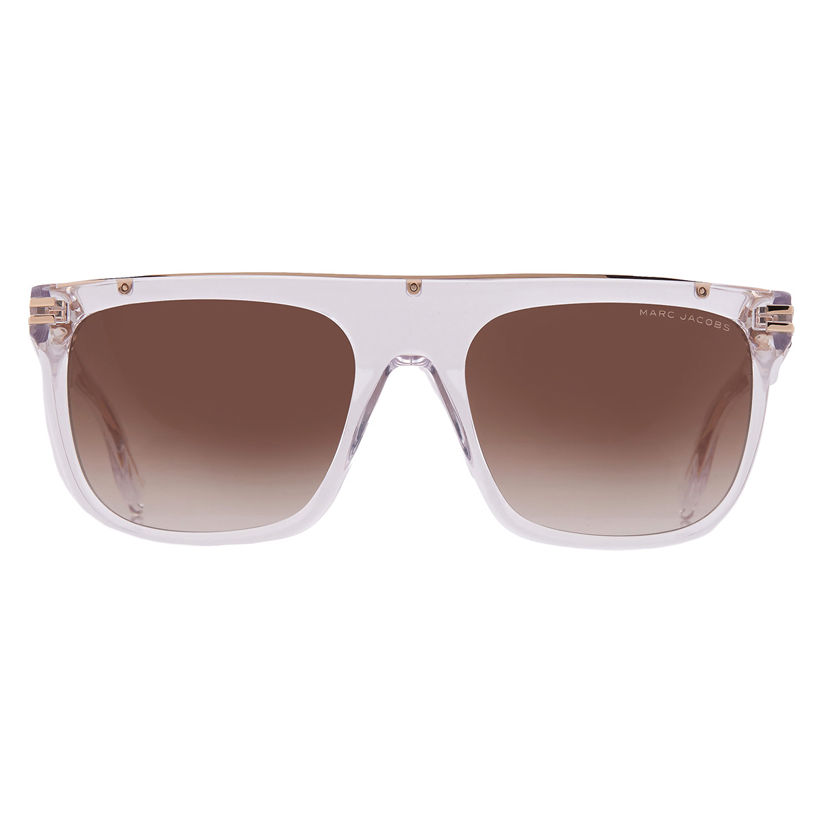 marc jacobs brown gradient browline men's sunglasses marc 586/s 0900/ha 56 marc jacobs brown gradient browline men's sunglasses marc 586/s 0900/ha 56