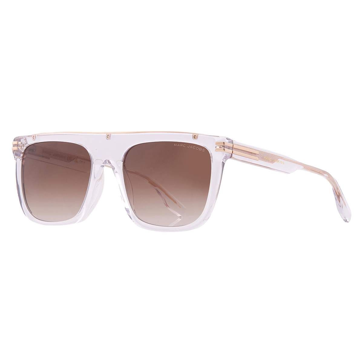 marc jacobs brown gradient browline men's sunglasses marc 586/s 0900/ha 56 marc jacobs brown gradient browline men's sunglasses marc 586/s 0900/ha 56