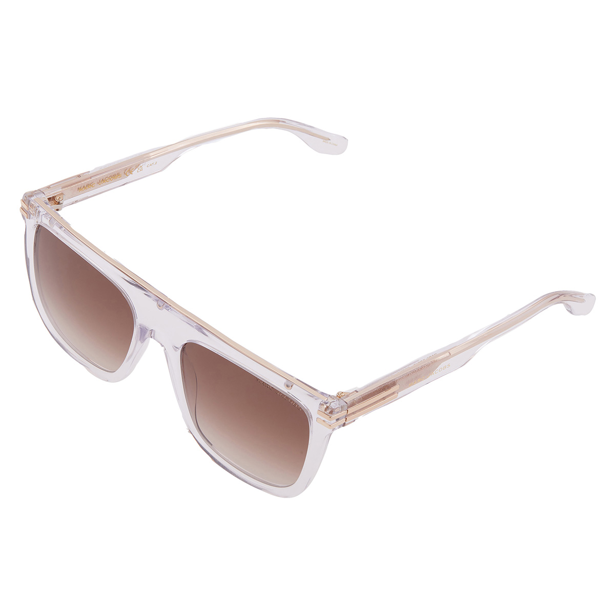marc jacobs brown gradient browline men's sunglasses marc 586/s 0900/ha 56 marc jacobs brown gradient browline men's sunglasses marc 586/s 0900/ha 56