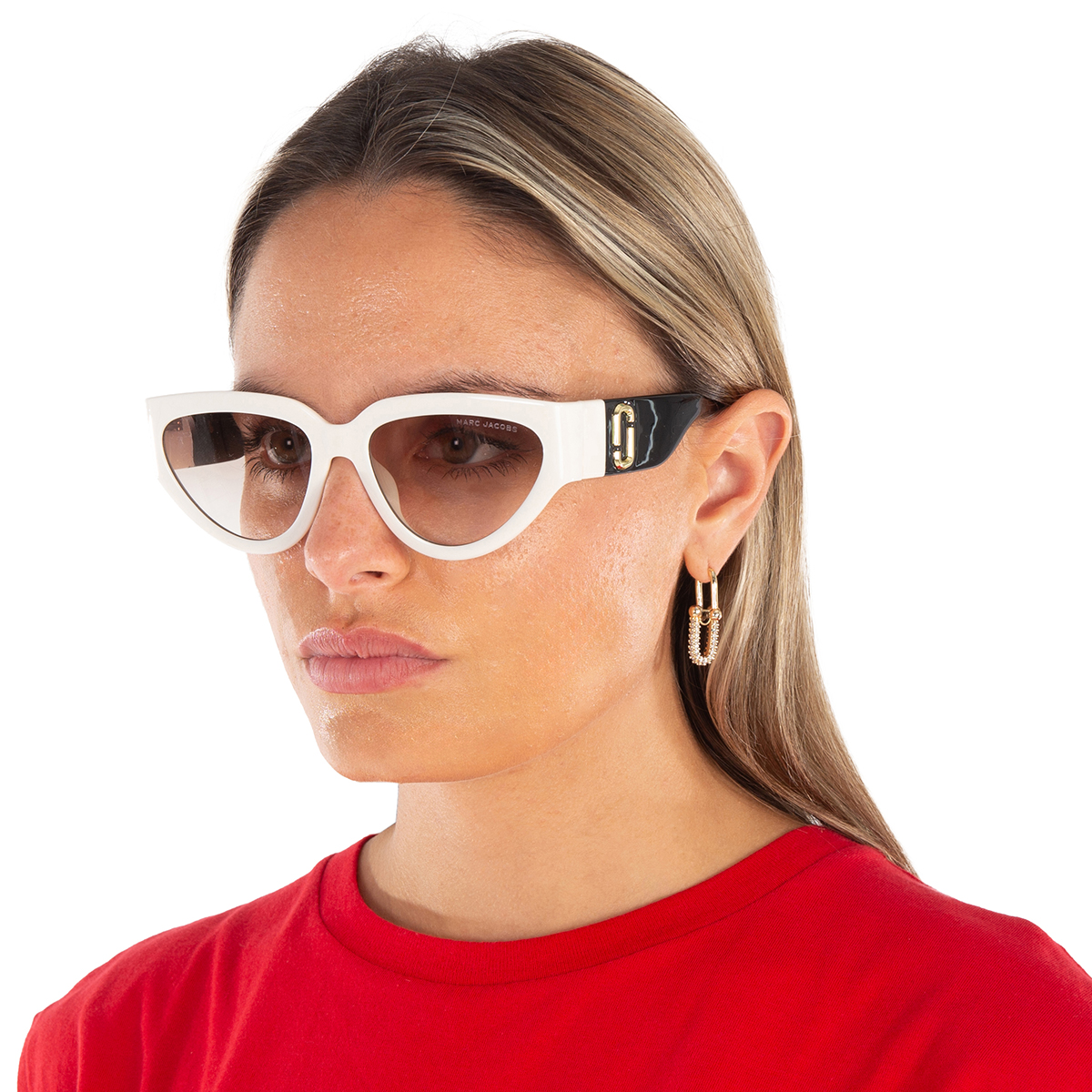 marc jacobs brown gradient cat eye ladies sunglasses marc 645/s 0ccp/ha 57 marc jacobs brown gradient cat eye ladies sunglasses marc 645/s 0ccp/ha 57