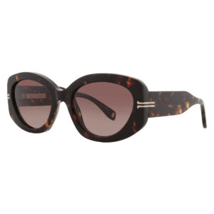 marc jacobs brown gradient oval ladies sunglasses mj 1099/s 0086/ha 56