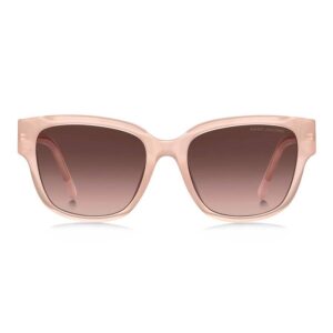 marc jacobs brown square ladies sunglasses marc 734/f/s 35j 54
