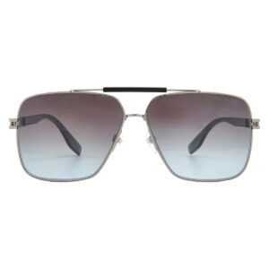 marc jacobs grey blue gradient navigator men's sunglasses marc 716/s 0kb7/98 62