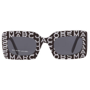 marc jacobs grey square ladies sunglasses marc 488/n/s 003k/ir 51