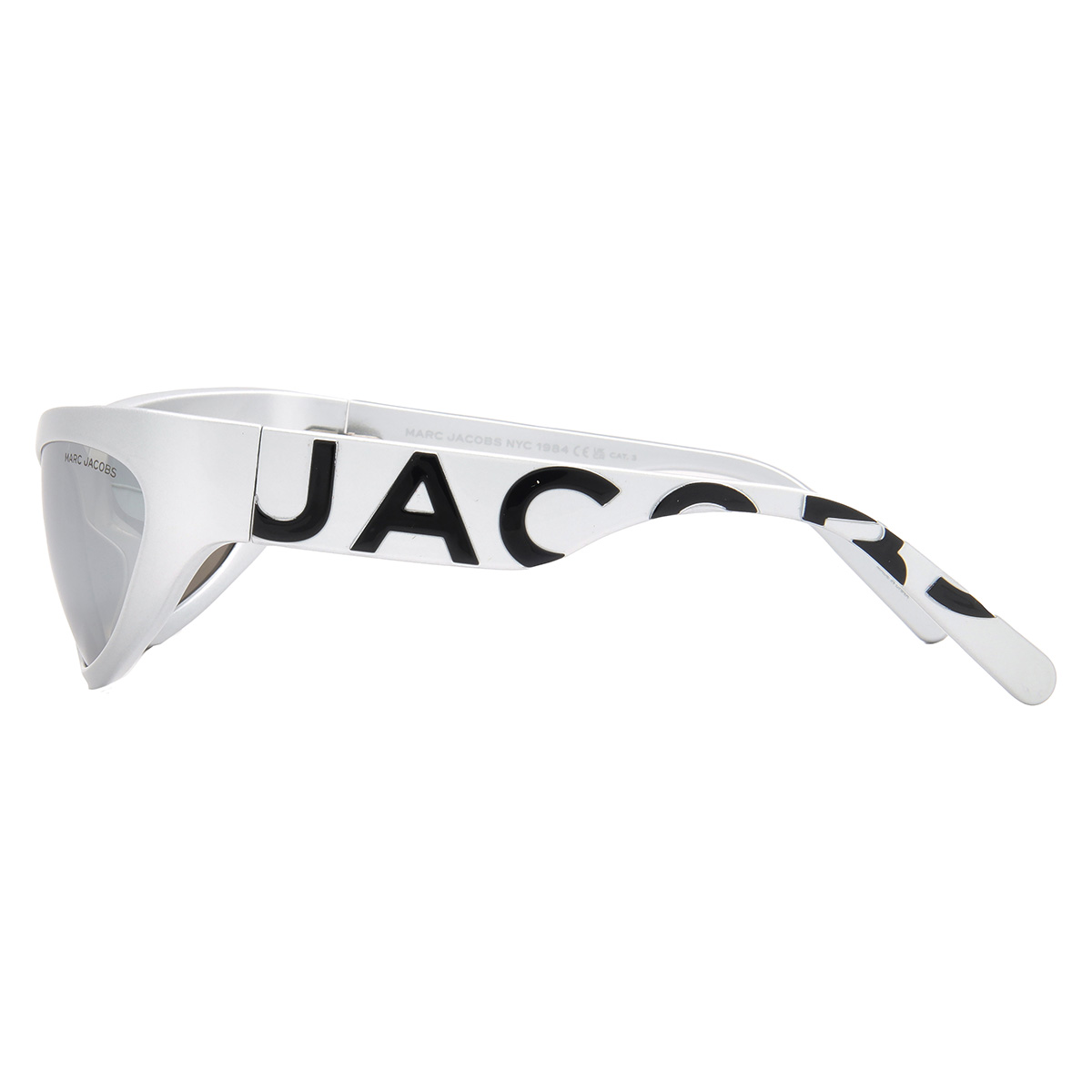 marc jacobs silver flash mirror wrap ladies sunglasses marc 738/s 079d/t4 61 marc jacobs silver flash mirror wrap ladies sunglasses marc 738/s 079d/t4 61