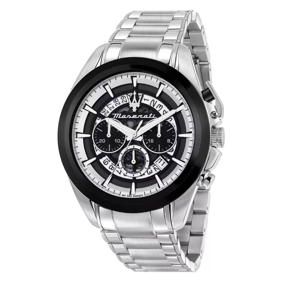 maserati traguardo chronograph quartz black dial men's watch r8873612059 maserati traguardo chronograph quartz black dial men's watch r8873612059