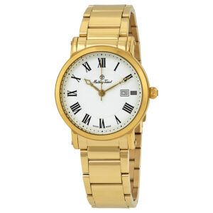 mathey tissot city white dial men's watch h611251mpbr
