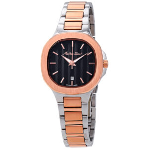 mathey tissot evasion black dial ladies watch d152rn