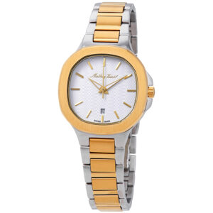 mathey tissot evasion white dial ladies watch d152bi