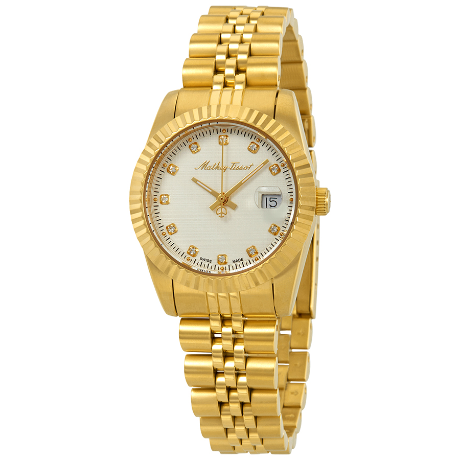 mathey tissot mathey iii quartz crystal white dial ladies watch d810pi mathey tissot mathey iii quartz crystal white dial ladies watch d810pi