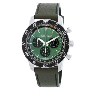 mathey tissot 1968 chronograph automatic green dial men's watch type1968ve