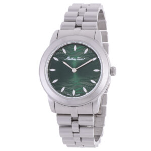 mathey tissot artemis quartz green dial ladies watch d10860av