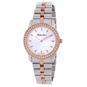 mathey tissot artemis quartz silver dial ladies watch d10860bqs