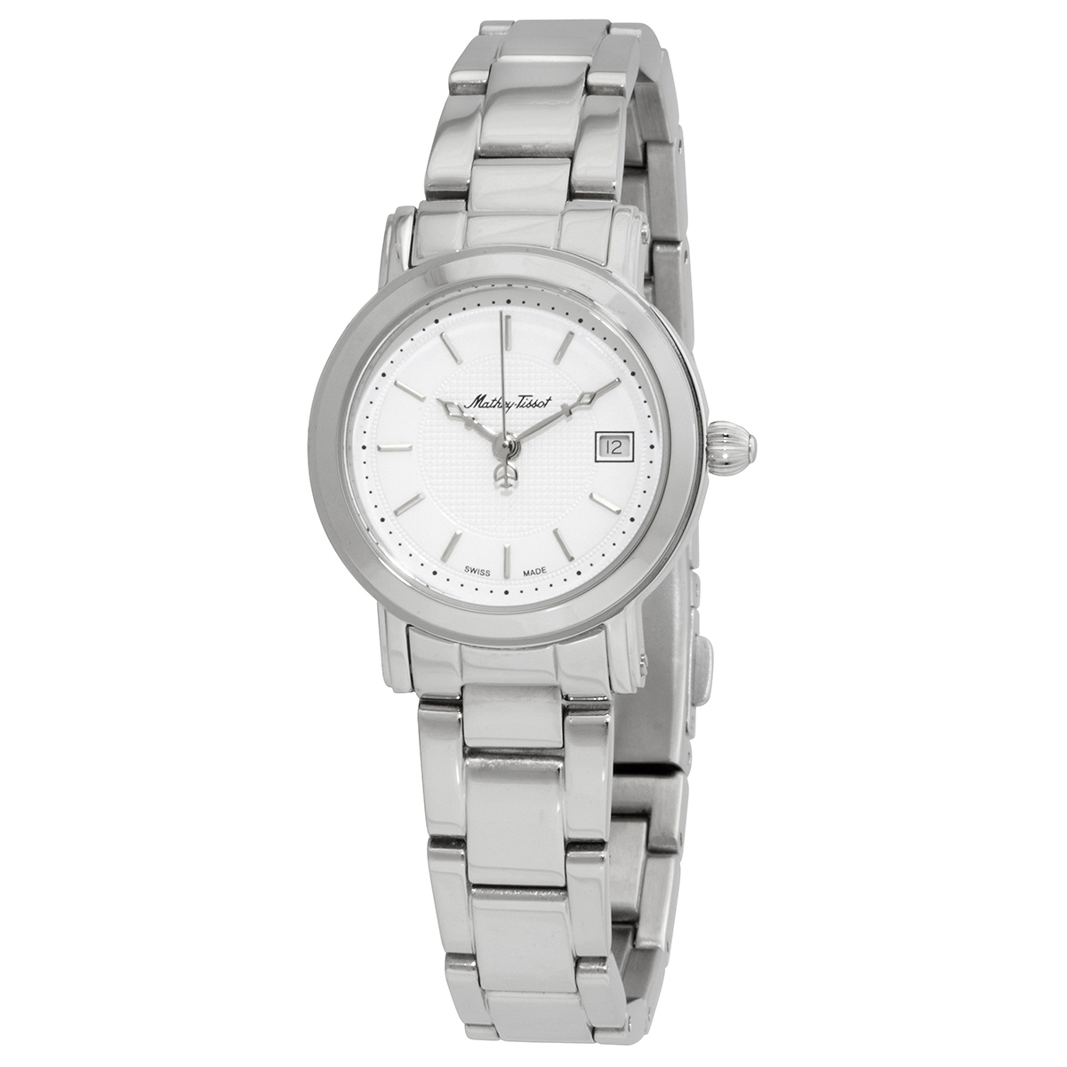 mathey tissot city metal quartz silver tone ladies watch d31186mai mathey tissot city metal quartz silver tone ladies watch d31186mai