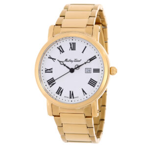 mathey tissot city quartz white dial men's watch hb611251mpbr