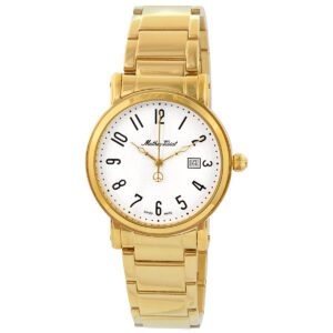 mathey tissot city white dial men's watch h611251mpg