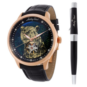 mathey tissot edmond auto handcrafted multi color dial men's watch mc1886pleo