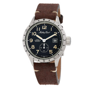 mathey tissot homage type xx black dial men's watch typexxme
